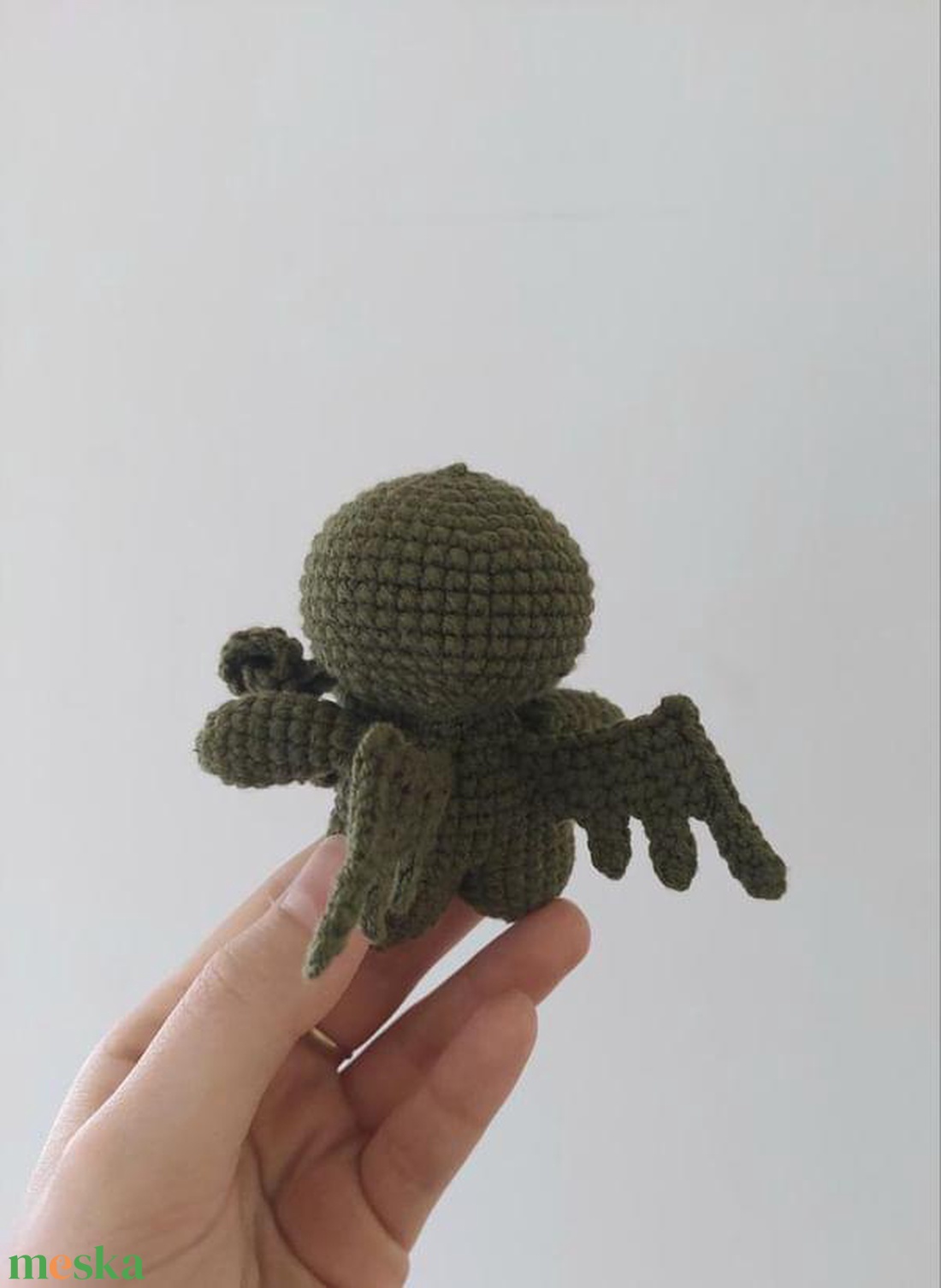 Cthulhu amigurumi - játék & sport - plüssállat & játékfigura - szörnyike - Meska.hu