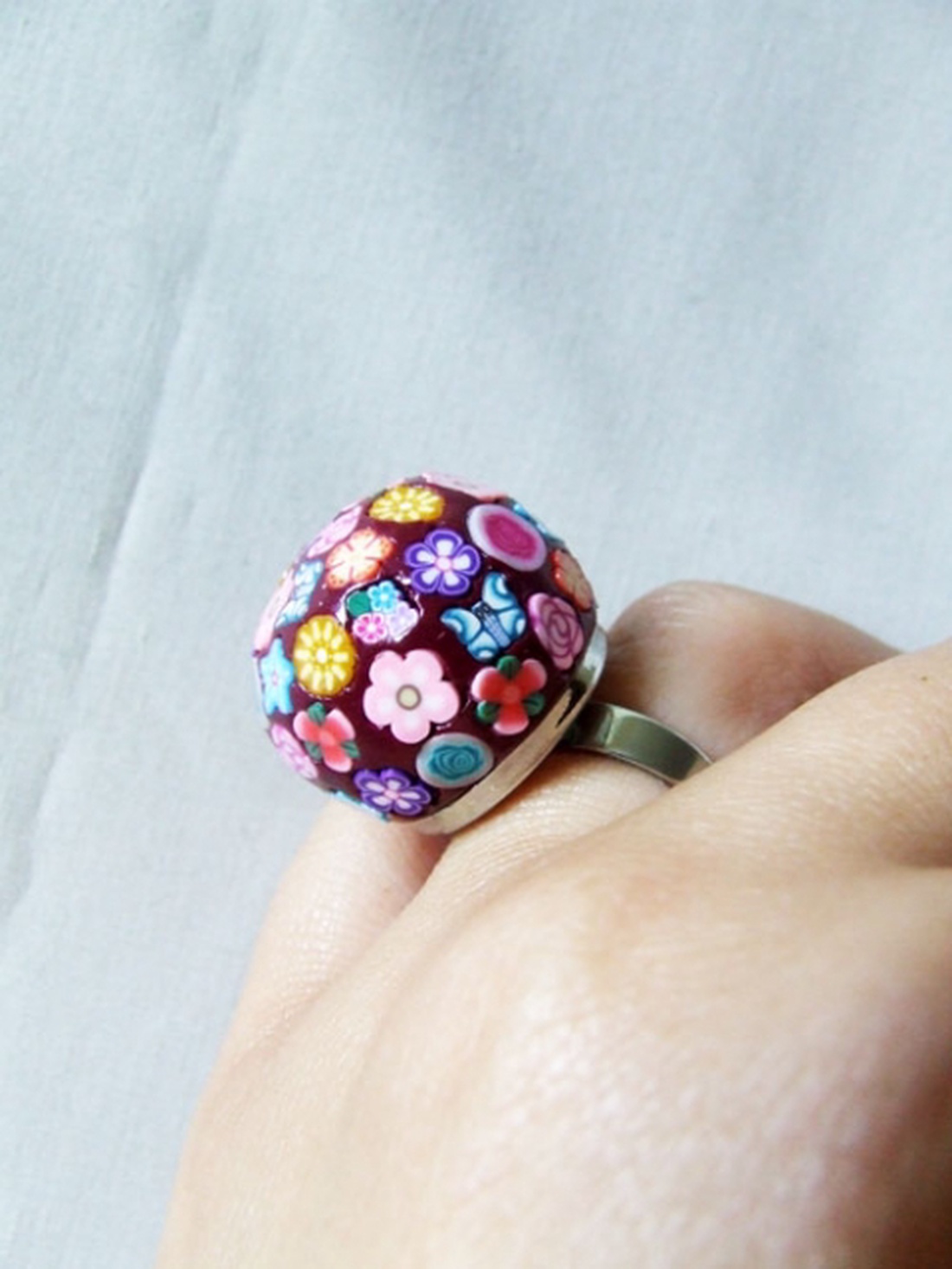 Millefiori gyűrű - - Meska.hu Millefiori gyűrű - - Meska.hu