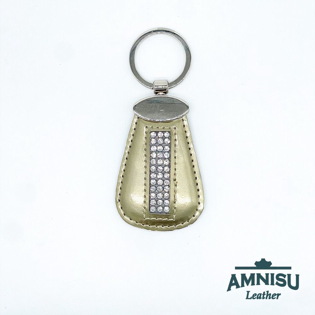 Arany lakk csepp alakú swarovski köves kulcstartó H2008OK - táska & tok - kulcstartó & táskadísz - kulcstartó - Meska.hu