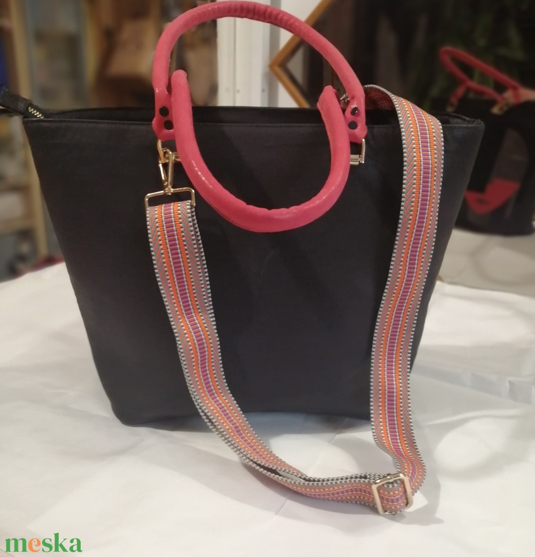 Női táska  Amazon  - táska & tok - kézitáska & válltáska - nagy pakolós táska - Meska.hu