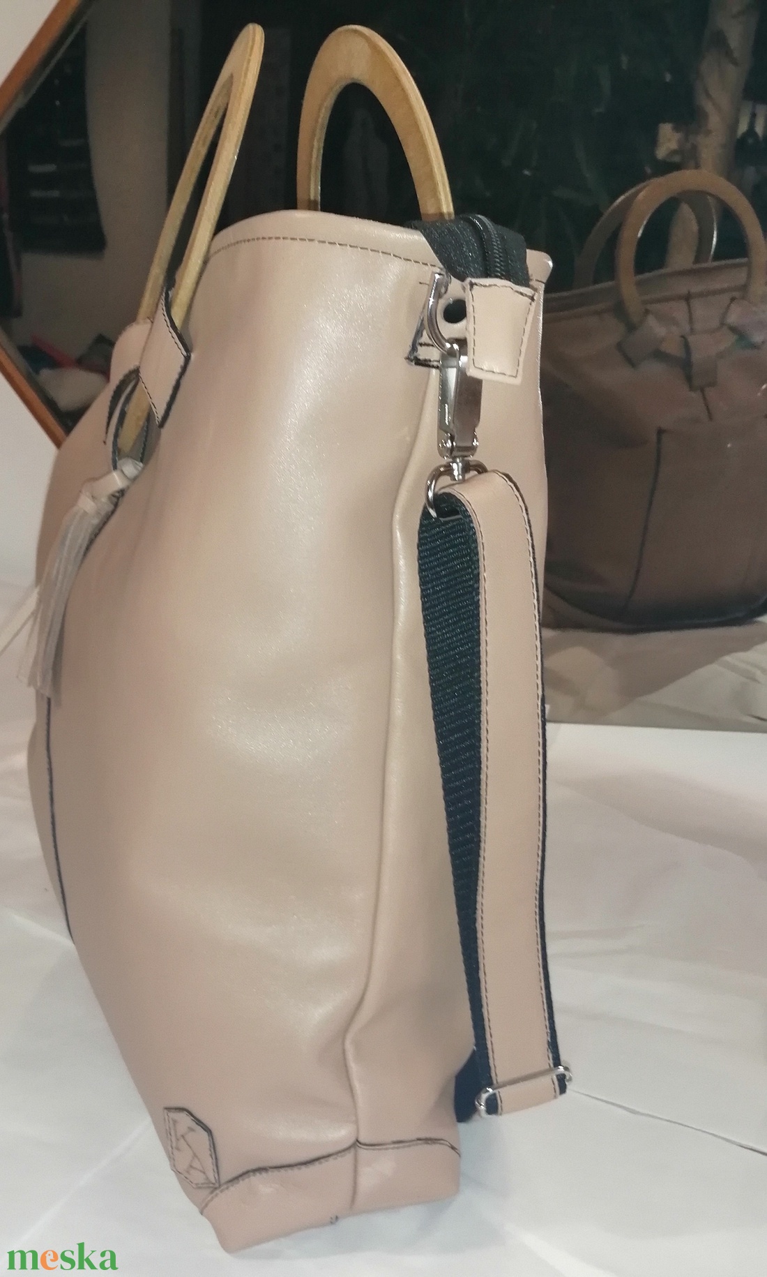 Női táska  Circle  - táska & tok - kézitáska & válltáska - nagy pakolós táska - Meska.hu