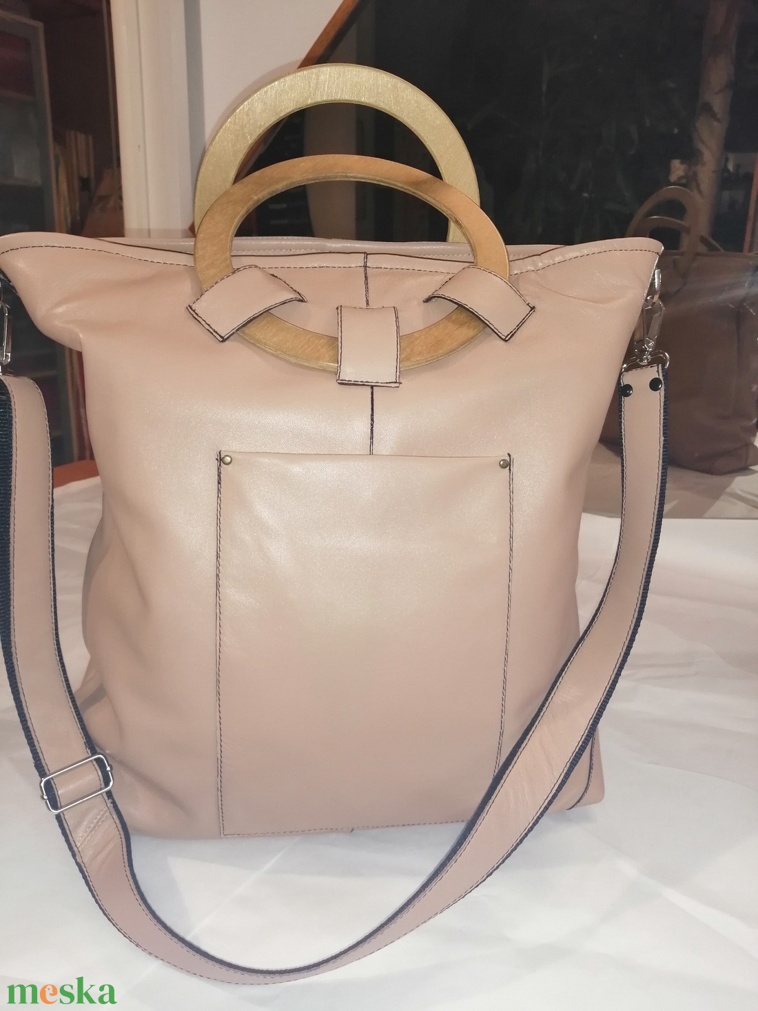 Női táska  Circle  - táska & tok - kézitáska & válltáska - nagy pakolós táska - Meska.hu