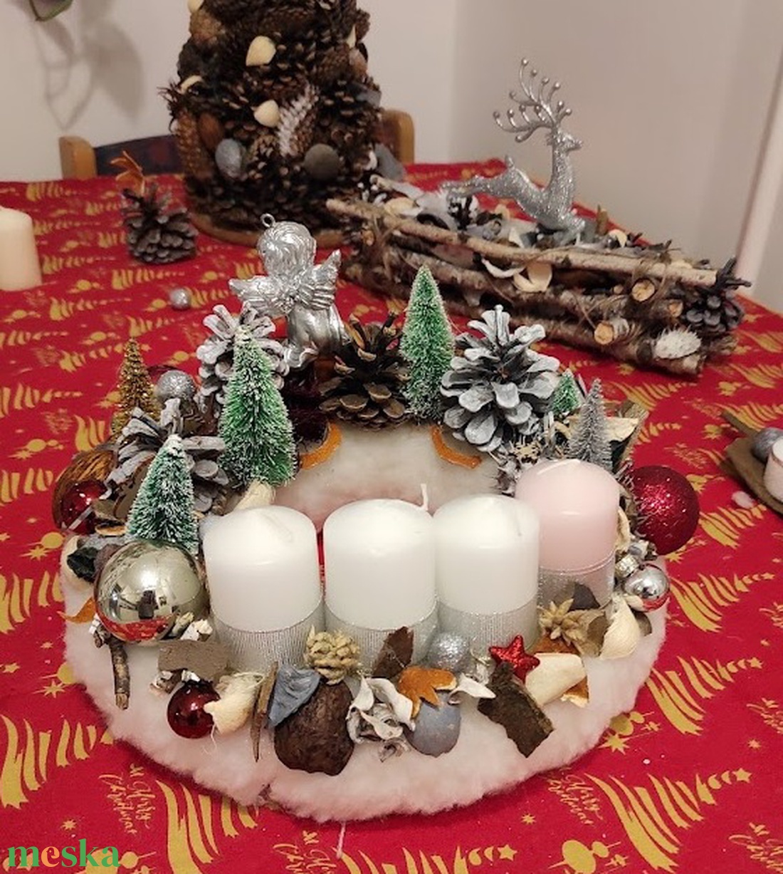 Adventi koszorú - karácsony - adventi díszek - adventi koszorú - Meska.hu Adventi koszorú - karácsony - adventi díszek - adventi koszorú - Meska.hu