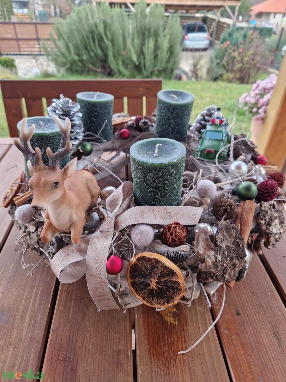 Őziks natúr adventi koszorú - karácsony - adventi díszek - adventi koszorú - Meska.hu Őziks natúr adventi koszorú - karácsony - adventi díszek - adventi koszorú - Meska.hu