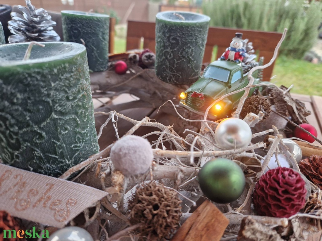 Őziks natúr adventi koszorú - karácsony - adventi díszek - adventi koszorú - Meska.hu Őziks natúr adventi koszorú - karácsony - adventi díszek - adventi koszorú - Meska.hu