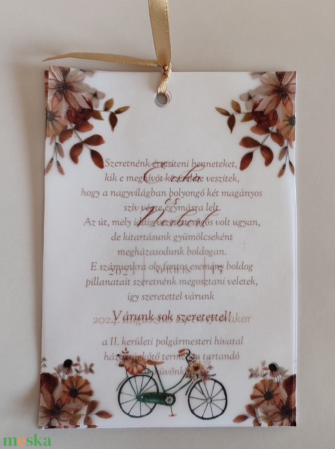 Pausz esküvői meghívó , szatén szalaggal - esküvő - meghívó & kártya - meghívó - Meska.hu Pausz esküvői meghívó , szatén szalaggal - esküvő - meghívó & kártya - meghívó - Meska.hu