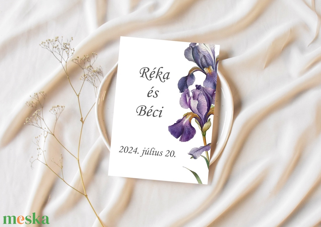 Orchidea, lila esküvői meghívó - esküvő - meghívó & kártya - meghívó - Meska.hu Orchidea, lila esküvői meghívó - esküvő - meghívó & kártya - meghívó - Meska.hu