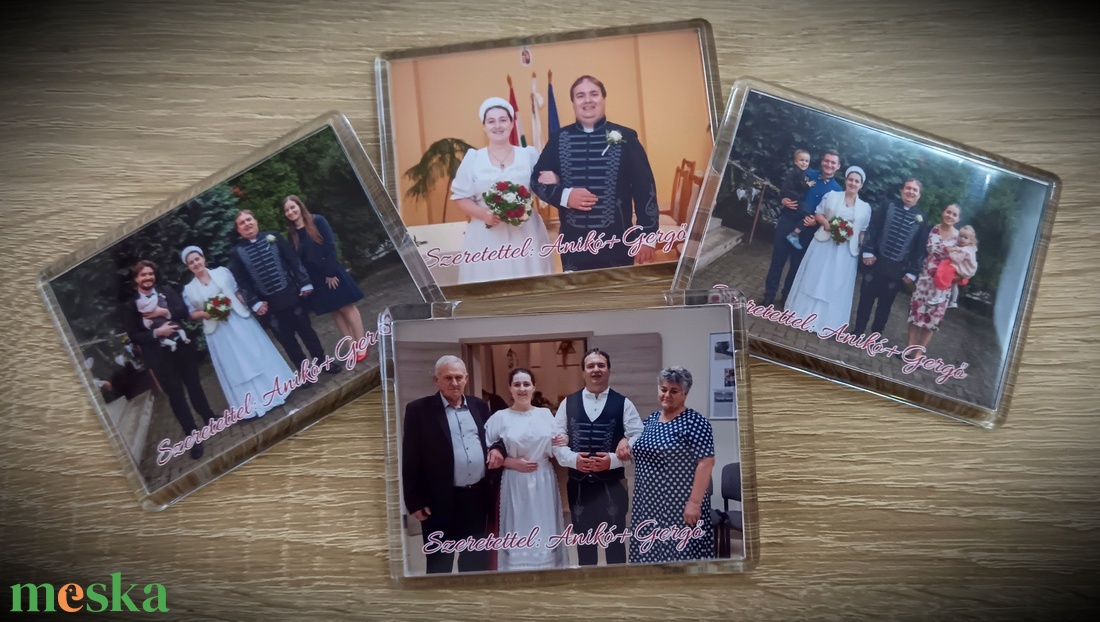Nagy egyedi hűtőmágnes esküvői köszönőajándék, saját fényképpel - esküvő - emlék & ajándék - köszönőajándék - Meska.hu Nagy egyedi hűtőmágnes esküvői köszönőajándék, saját fényképpel - esküvő - emlék & ajándék - köszönőajándék - Meska.hu