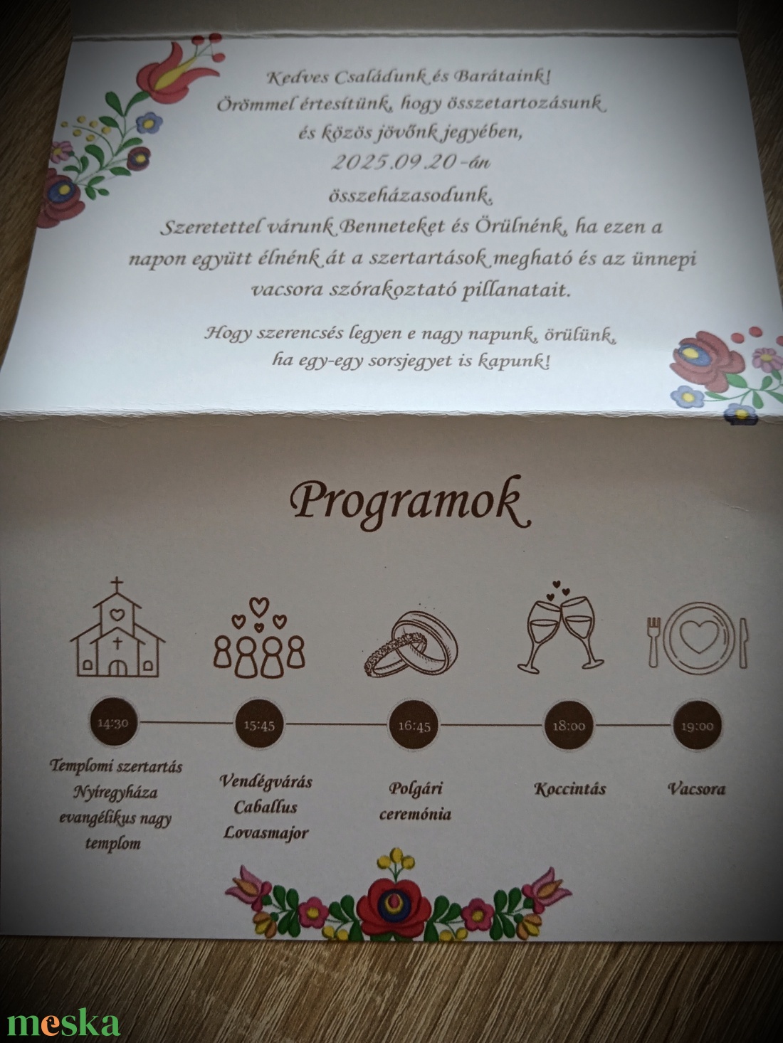 Magyaros, matyó hímzéses esküvői harmónika hajtogatott meghívó - esküvő - meghívó & kártya - meghívó - Meska.hu Magyaros, matyó hímzéses esküvői harmónika hajtogatott meghívó - esküvő - meghívó & kártya - meghívó - Meska.hu