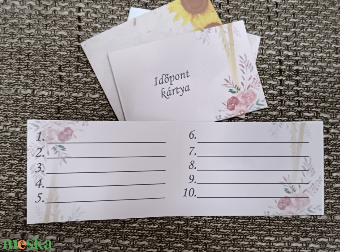 Nyitható időpont kártya - otthon & életmód - papír, írószer - névjegykártya - Meska.hu Nyitható időpont kártya - otthon & életmód - papír, írószer - névjegykártya - Meska.hu