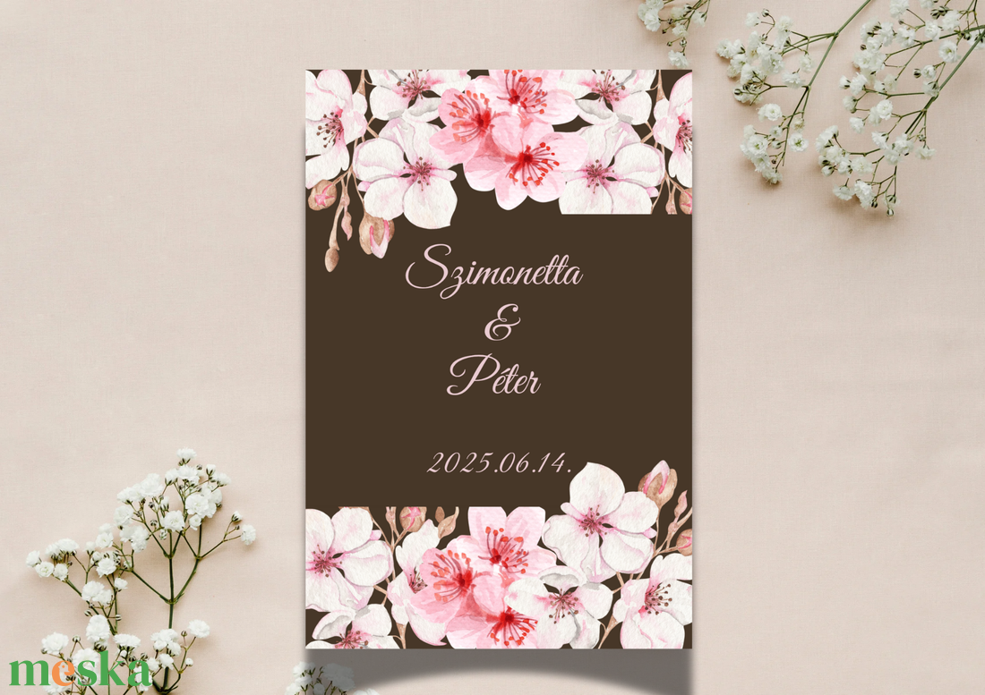 Cseresznyevirág-blossom esküvői meghívó többféle kivitelben - esküvő - meghívó & kártya - meghívó - Meska.hu Cseresznyevirág-blossom esküvői meghívó többféle kivitelben - esküvő - meghívó & kártya - meghívó - Meska.hu