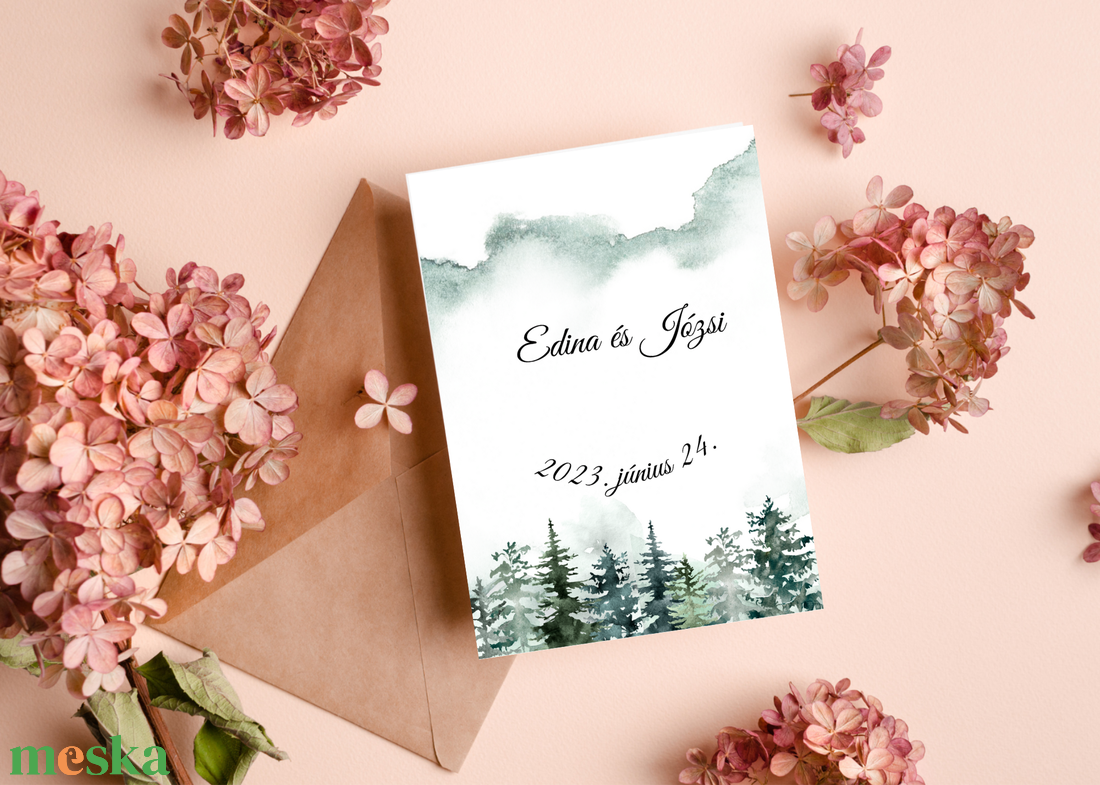 Forest, erdei esküvői meghívó - esküvő - meghívó & kártya - meghívó - Meska.hu Forest, erdei esküvői meghívó - esküvő - meghívó & kártya - meghívó - Meska.hu