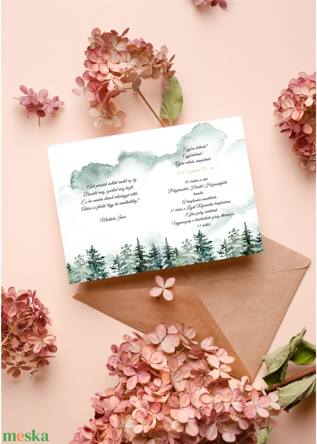 Forest, erdei esküvői meghívó - esküvő - meghívó & kártya - meghívó - Meska.hu Forest, erdei esküvői meghívó - esküvő - meghívó & kártya - meghívó - Meska.hu