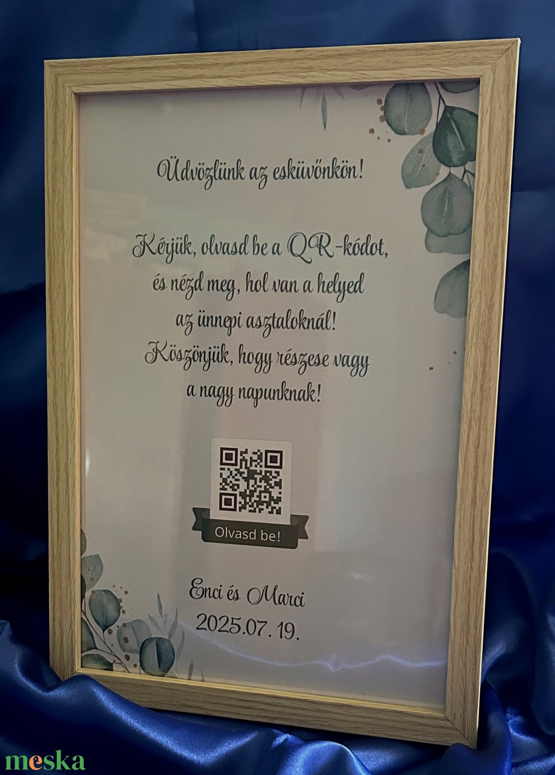 QR-kódos ültetési rend keretezett esküvői információs tábla digitális és nyomtatott formában is! (greenery) - esküvő - meghívó & kártya - ültetési rend - Meska.hu QR-kódos ültetési rend keretezett esküvői információs tábla digitális és nyomtatott formában is! (greenery) - esküvő - meghívó & kártya - ültetési rend - Meska.hu