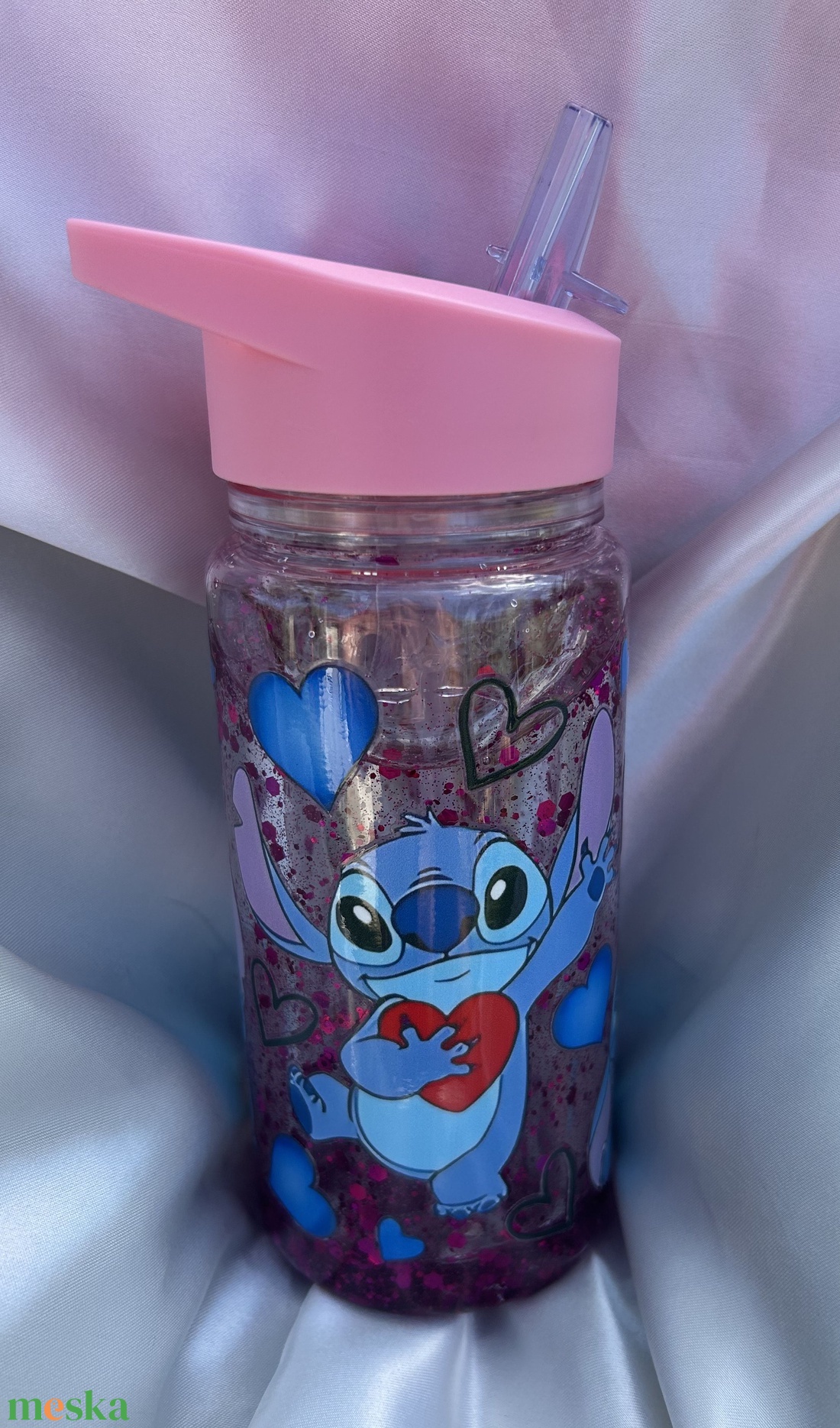 Mozgó csillámos kulacs, Lilo és Stitch iskolakezdésre, óvodába, szülinapra vagy csak úgy - otthon & életmód - konyhafelszerelés, tálalás - italos kellékek - kulacsok - Meska.hu Mozgó csillámos kulacs, Lilo és Stitch iskolakezdésre, óvodába, szülinapra vagy csak úgy - otthon & életmód - konyhafelszerelés, tálalás - italos kellékek - kulacsok - Meska.hu