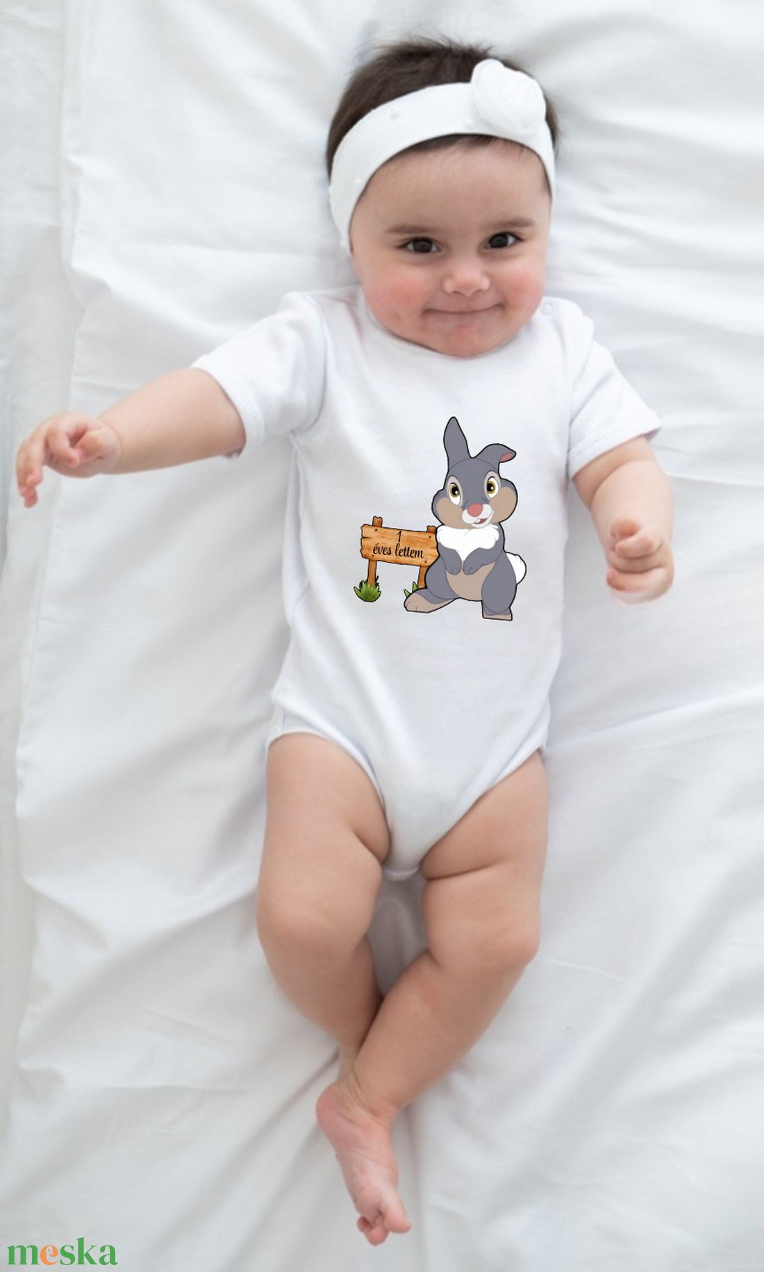 Egyedi tervezésű  1 éves lettem, első szülinapi body ,azonnal készletről - ruha & divat - babaruha & gyerekruha - body - Meska.hu