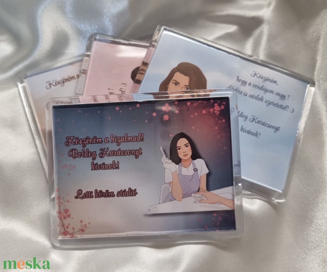 Vendégajándék- körmös saját fotó alapján  - otthon & életmód - konyhafelszerelés, tálalás - konyhai dekoráció - hűtőmágnes - Meska.hu