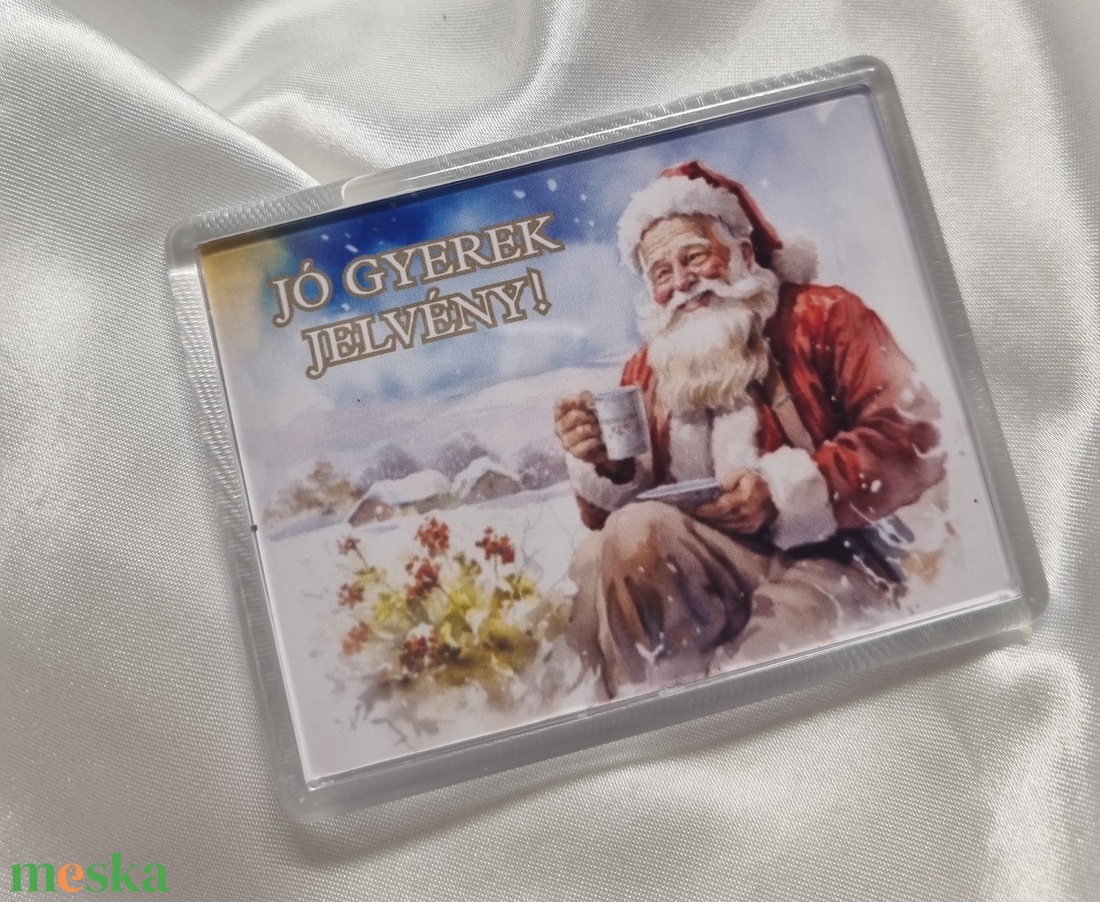 Jó gyerek jelvény,hűtőmágnes  - otthon & életmód - konyhafelszerelés, tálalás - konyhai dekoráció - hűtőmágnes - Meska.hu