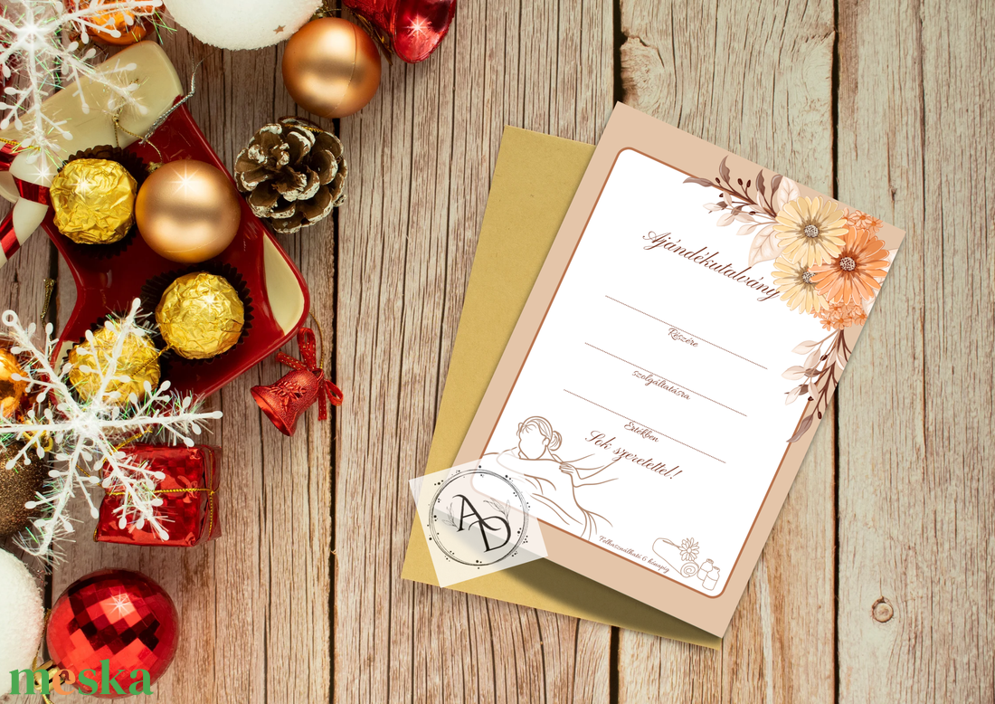 Masszőr, kozmetikus, pillás, pedikűrös, körmös,fodrász, szépségipari szolgáltató ajándékutalvány - otthon & életmód - papír, írószer - ajándékozás kellékei - ajándékkísérő - Meska.hu