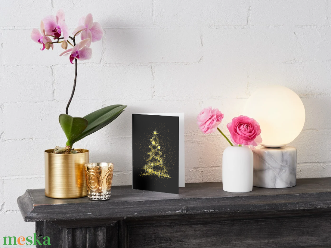 Egyedi kézzel készített karácsonyi képeslap - karácsony - karácsonyi ajándékozás - karácsonyi képeslap, üdvözlőlap, ajándékkísérő - Meska.hu