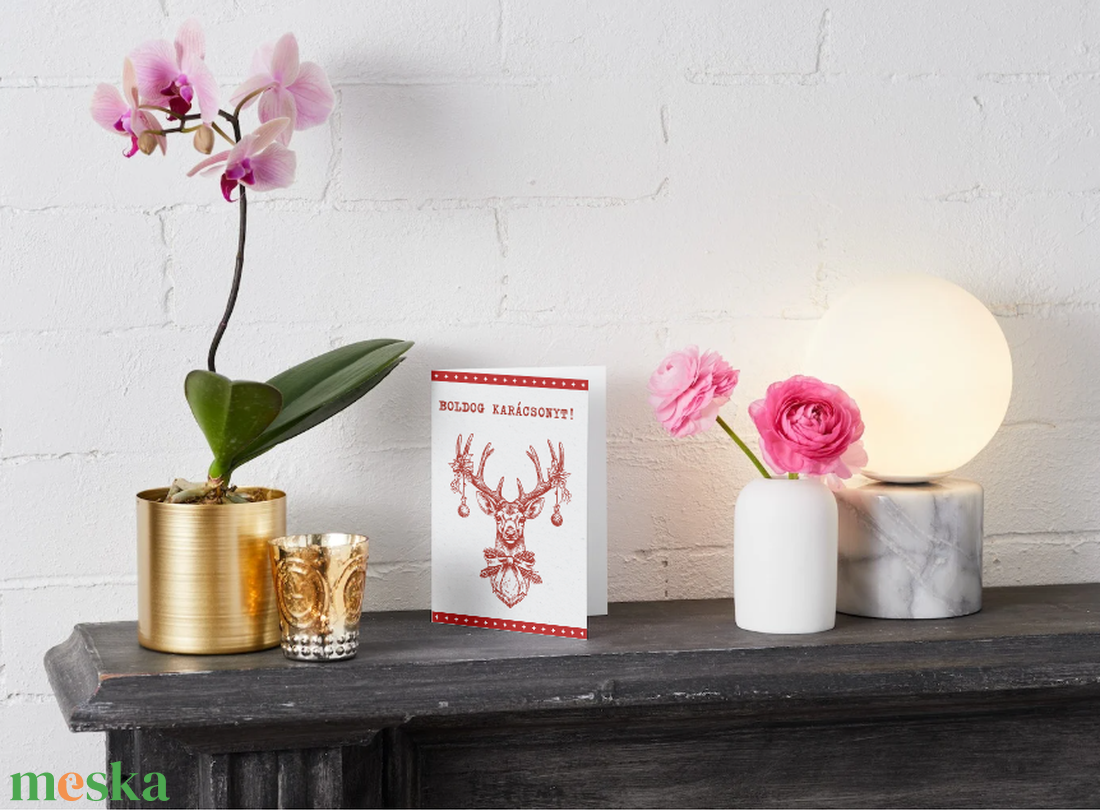 Egyedi kézzel készített karácsonyi képeslap - karácsony - karácsonyi ajándékozás - karácsonyi képeslap, üdvözlőlap, ajándékkísérő - Meska.hu