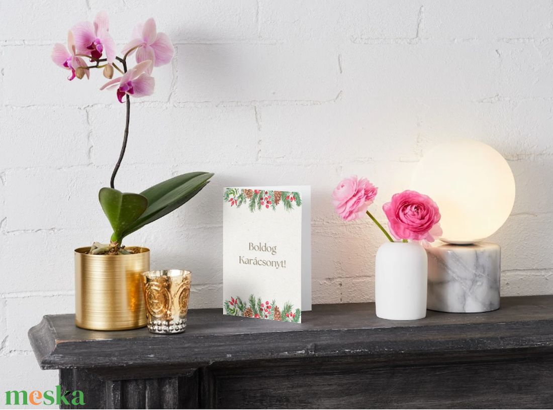 Egyedi kézzel készített karácsonyi képeslap saját fotóval - karácsony - karácsonyi ajándékozás - karácsonyi képeslap, üdvözlőlap, ajándékkísérő - Meska.hu