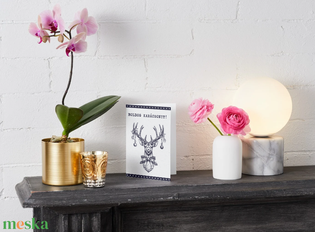 Egyedi kézzel készített karácsonyi képeslap  - karácsony - karácsonyi ajándékozás - karácsonyi képeslap, üdvözlőlap, ajándékkísérő - Meska.hu