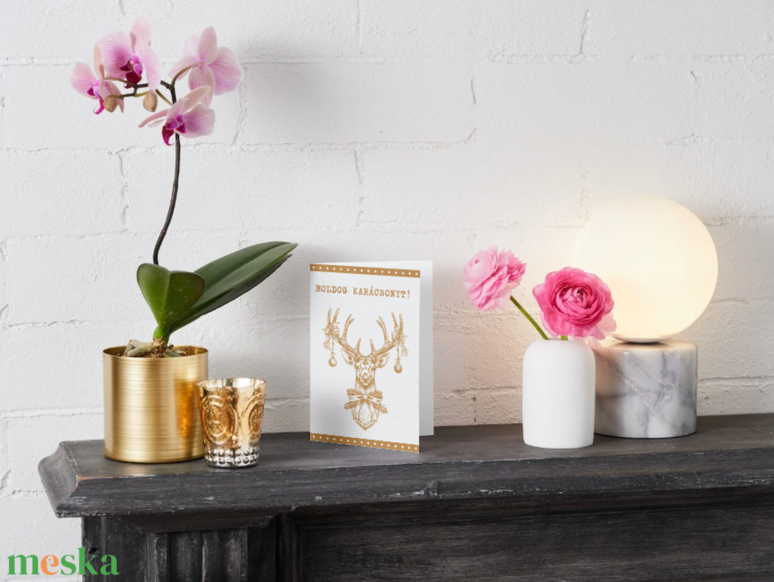 Egyedi kézzel készített karácsonyi képeslap - karácsony - karácsonyi ajándékozás - karácsonyi képeslap, üdvözlőlap, ajándékkísérő - Meska.hu