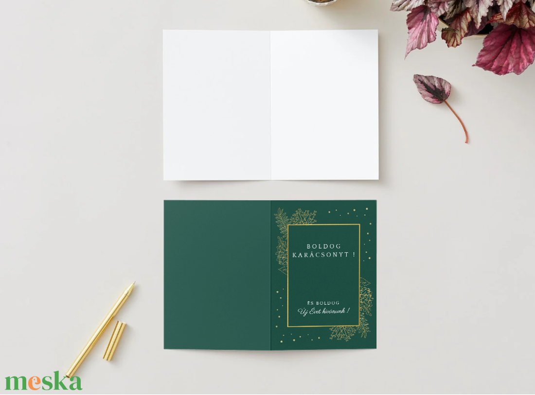 Egyedi kézzel készített karácsonyi képeslap - karácsony - karácsonyi ajándékozás - karácsonyi képeslap, üdvözlőlap, ajándékkísérő - Meska.hu
