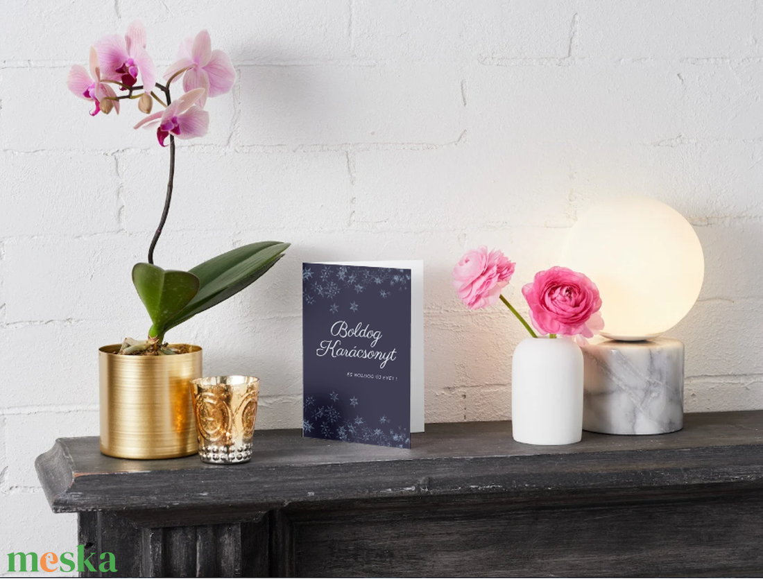 Egyedi kézzel készített karácsonyi képeslap - karácsony - karácsonyi ajándékozás - karácsonyi képeslap, üdvözlőlap, ajándékkísérő - Meska.hu