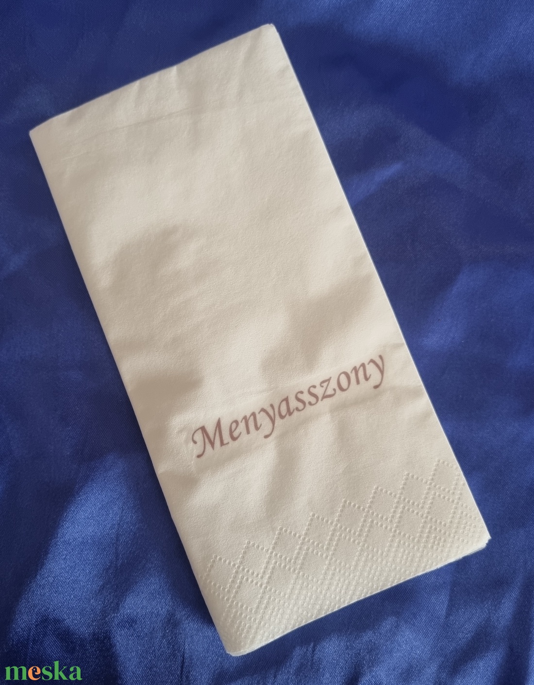 Egyedi , személyre szabható feliratos esküvői szalvéta , ültetőkártya - esküvő - meghívó & kártya - ültetési rend - Meska.hu