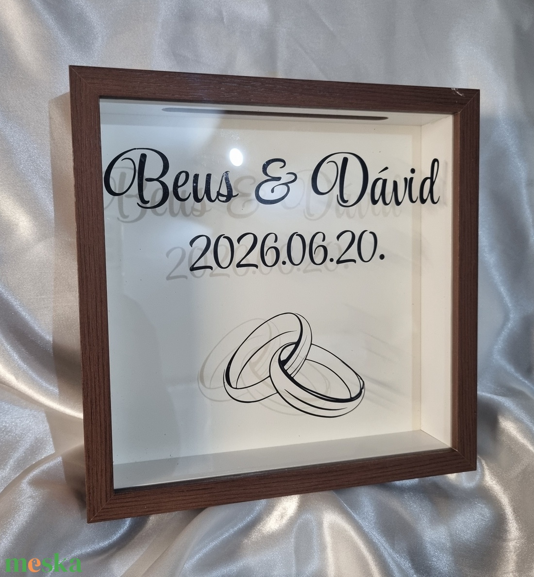 Esküvői pénzgyűjtő  , sorsjegy gyűjtő , akár menyecsketánchoz is ideális � egyedi felirattal, motívummal - esküvő - emlék & ajándék - nászajándék - nászajándék gyűjtők - Meska.hu