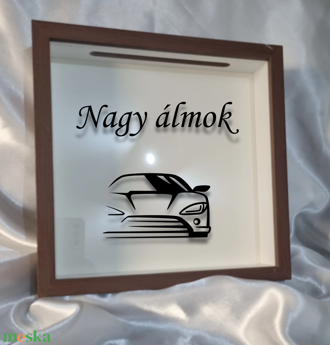 Pénzgyűjtő doboz, ballagási persely � egyedi felirattal, motívummal - otthon & életmód - dekoráció - asztal és polc dekoráció - persely - Meska.hu