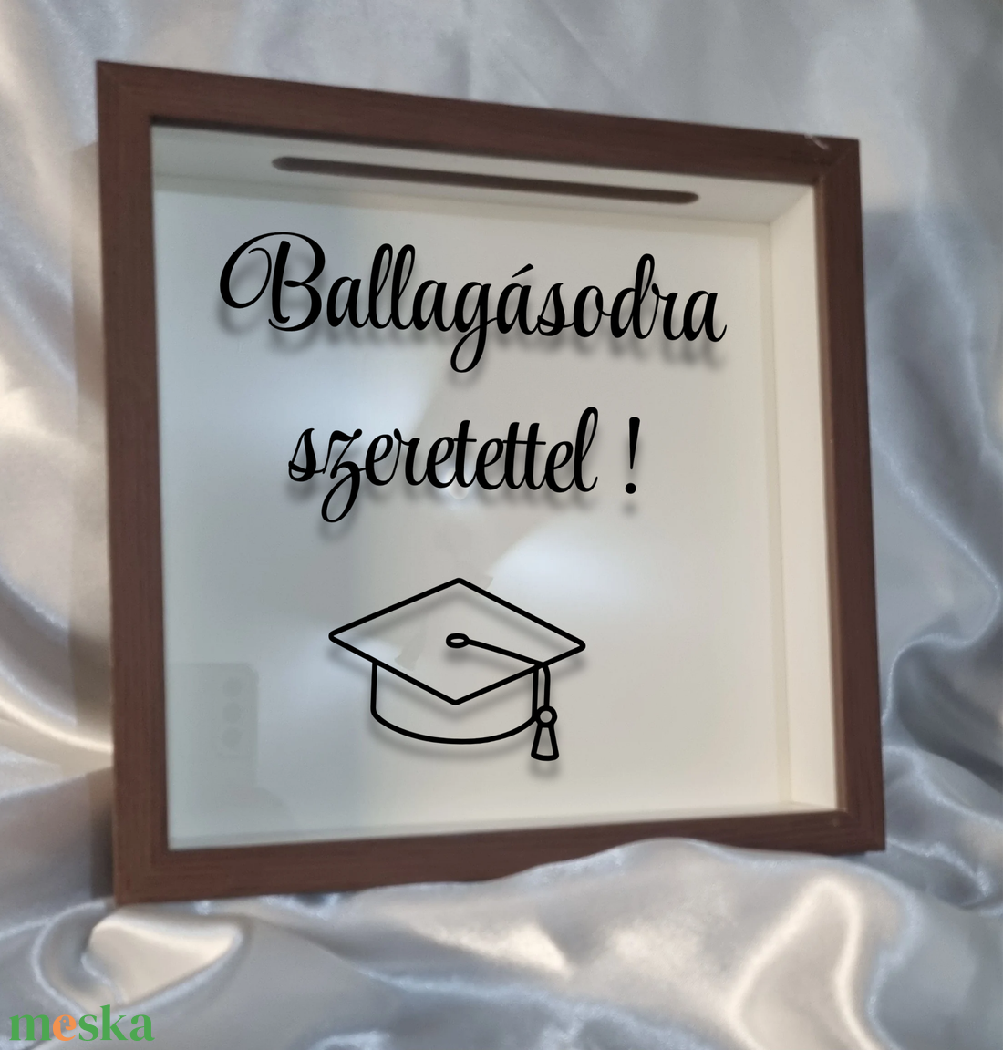 Pénzgyűjtő doboz, ballagási persely 2 � egyedi felirattal, motívummal - otthon & életmód - dekoráció - asztal és polc dekoráció - persely - Meska.hu