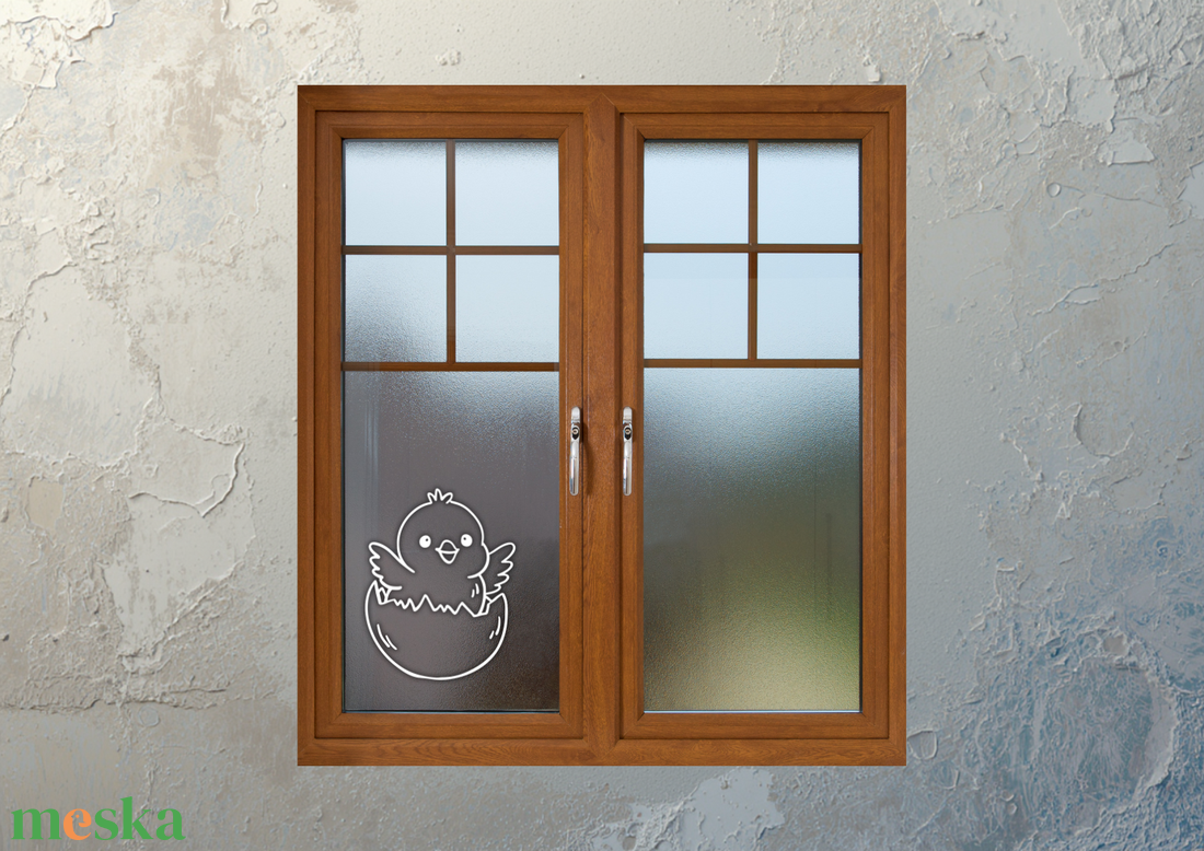 Húsvéti ablakmatrica - otthon & életmód - dekoráció - ajtó- és ablak dekoráció - ablakmatrica - Meska.hu