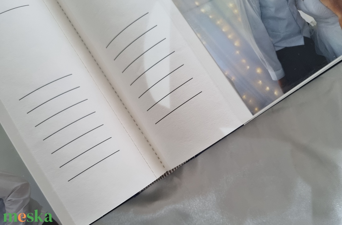 Egyedi esküvői fotóalbum � írható oldalakkal (300 fotó) - esküvő - emlék & ajándék - album & fotóalbum - Meska.hu