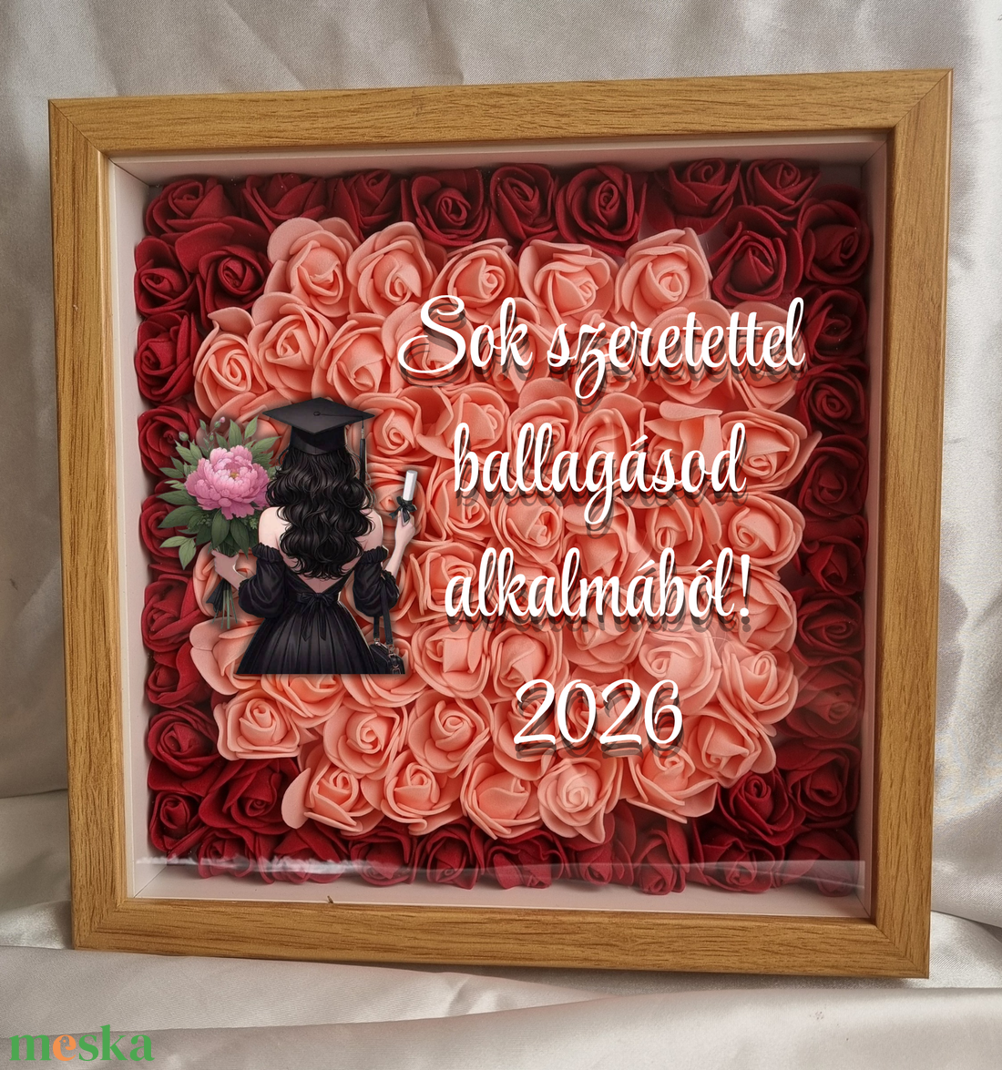 Kreatív pénzátadó  képkeret ballagásra � örökre szóló emlék egy különleges napról - otthon & életmód - papír, írószer - ajándékozás kellékei - pénzátadó képkeret - Meska.hu