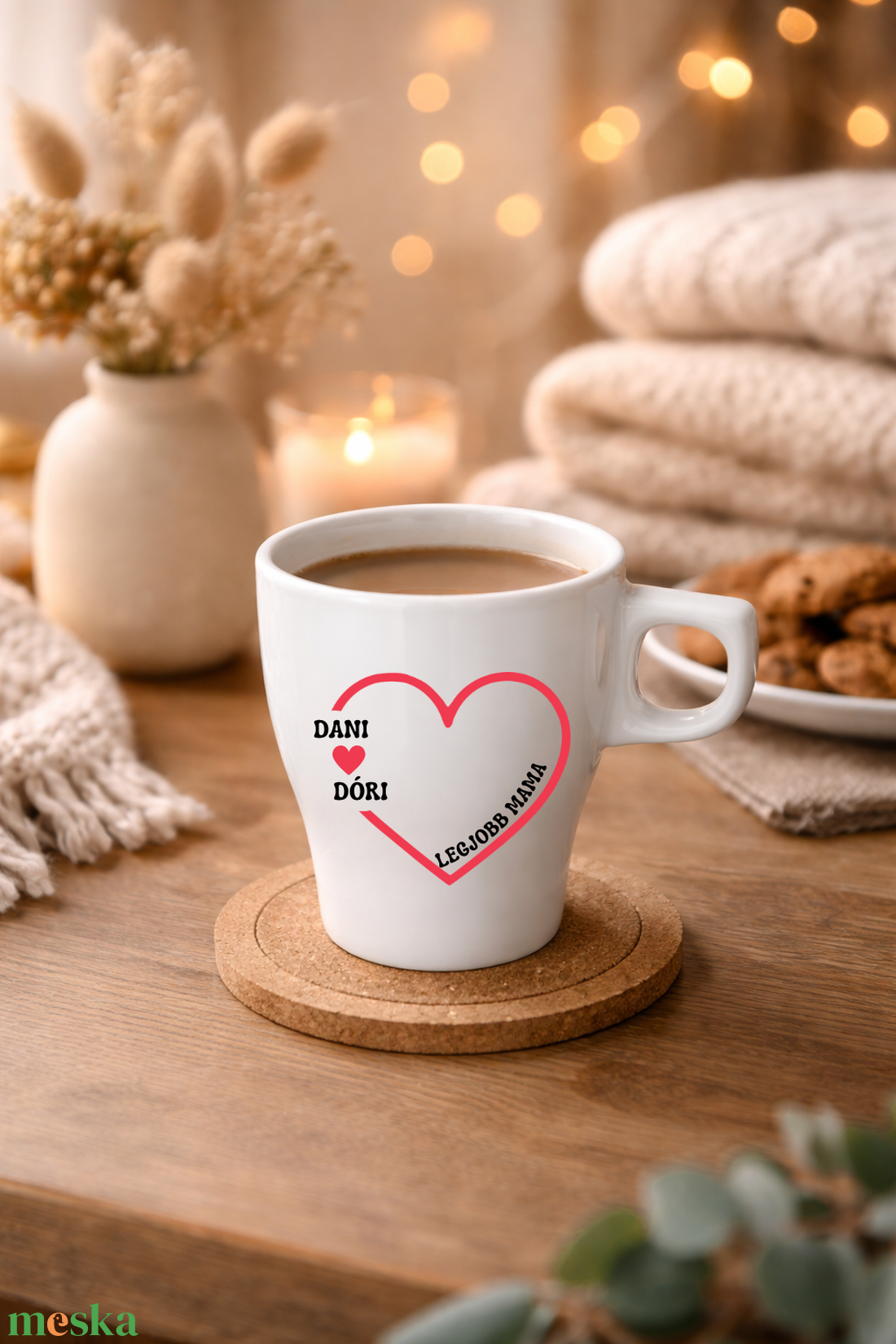 Anyák napi ajándék bögre - gyerekek nevével,Legjobb Anya - otthon & életmód - konyhafelszerelés, tálalás - tálalás - bögre & csésze - Meska.hu
