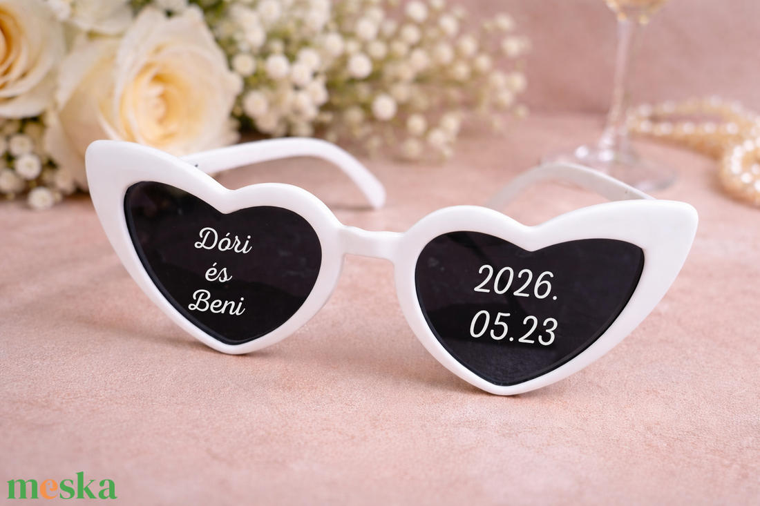Egyedi feliratos matrica napszemüvegre � esküvőre, lánybúcsúra - otthon & életmód - papír, írószer - matrica, matrica csomag - Meska.hu