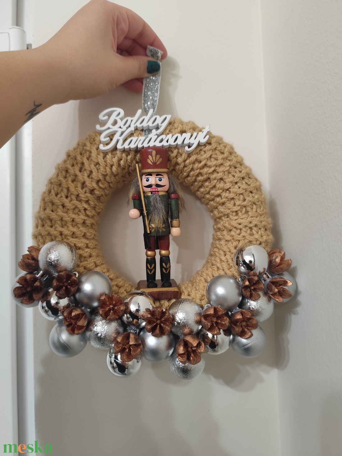 Diótörő ajtódísz  - otthon & életmód - dekoráció - ajtó- és ablak dekoráció - ajtódísz & kopogtató - Meska.hu