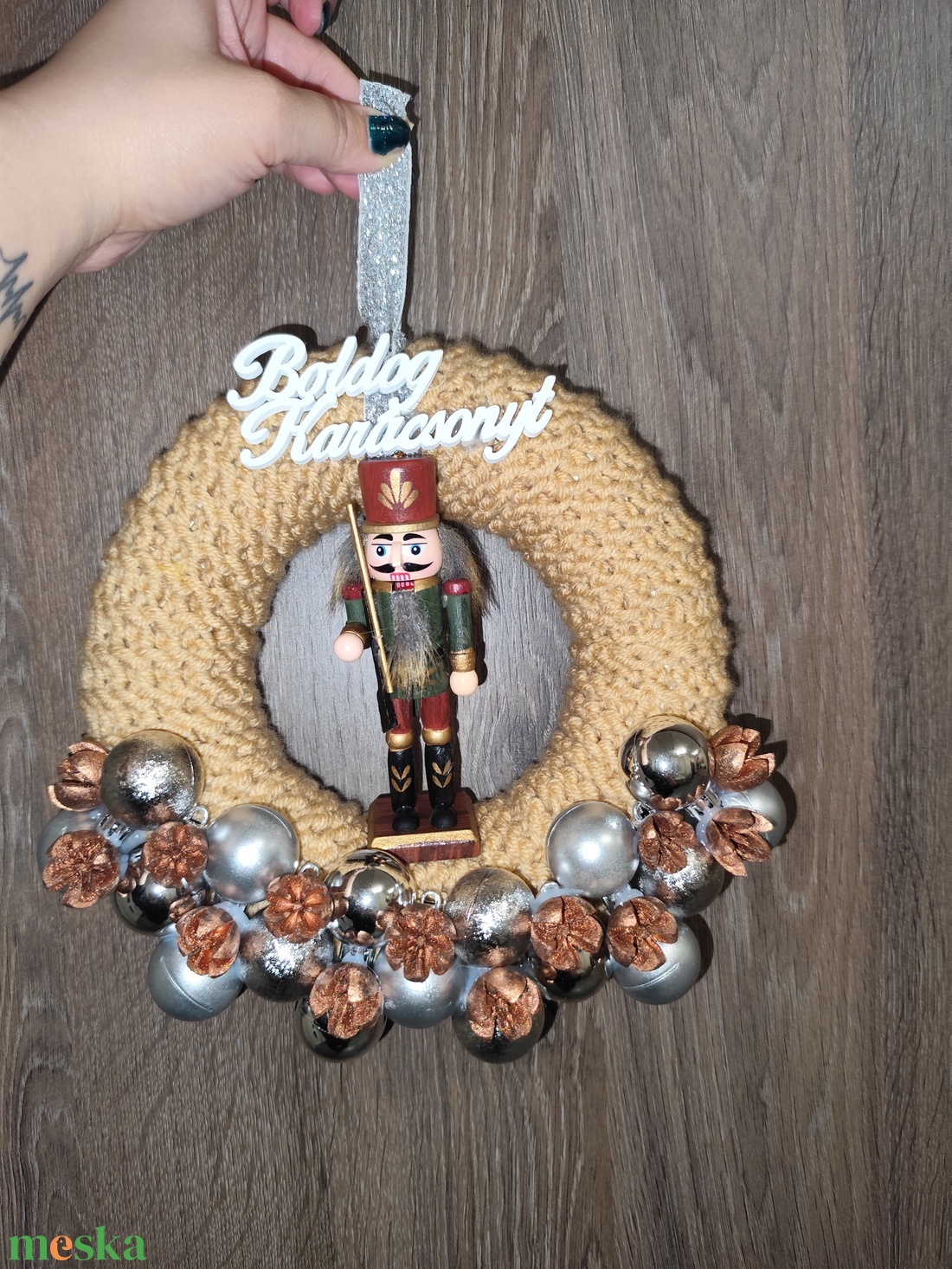 Diótörő ajtódísz  - otthon & életmód - dekoráció - ajtó- és ablak dekoráció - ajtódísz & kopogtató - Meska.hu