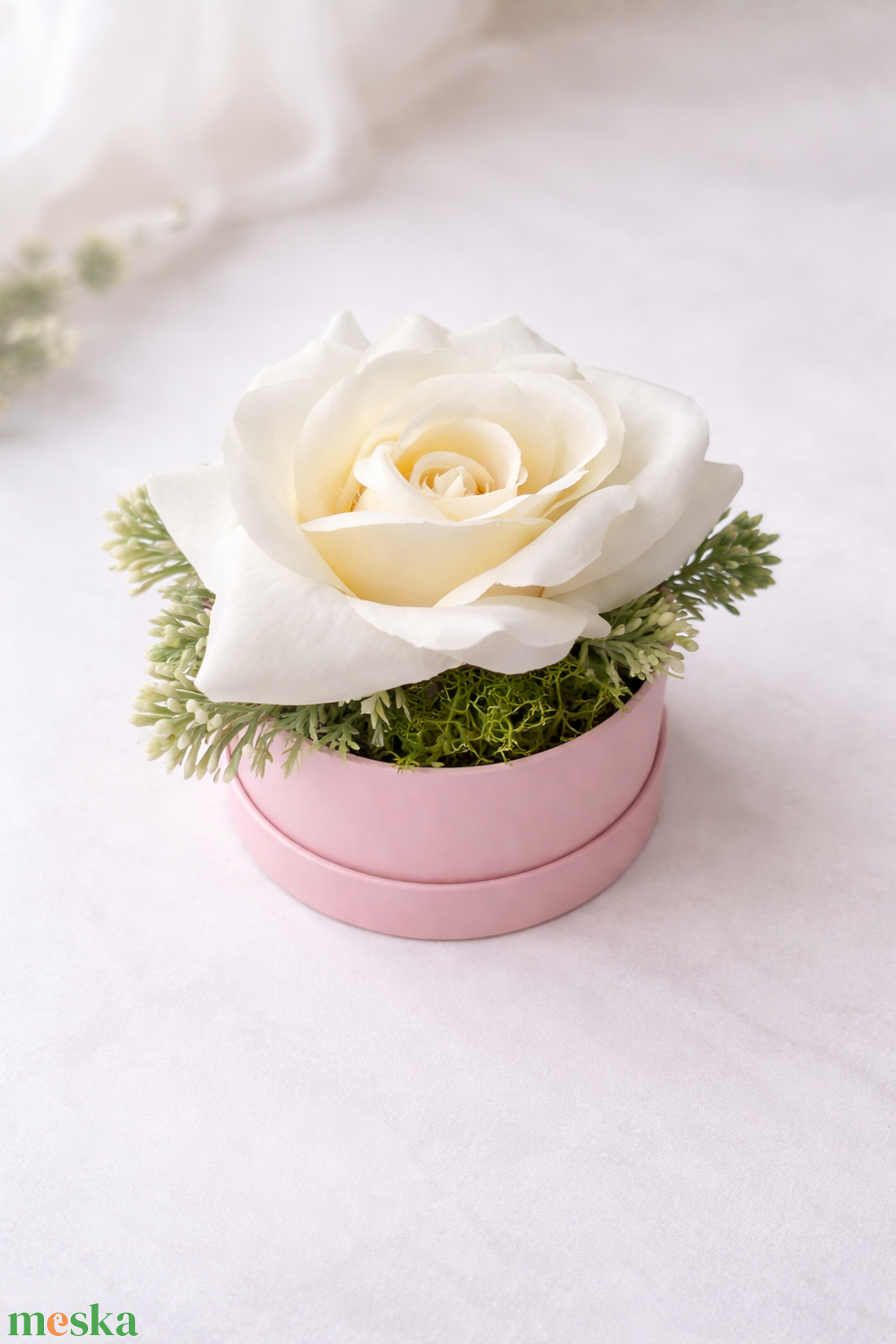 Virág box - otthon & életmód - virágdekoráció - virágok - virágbox - Meska.hu