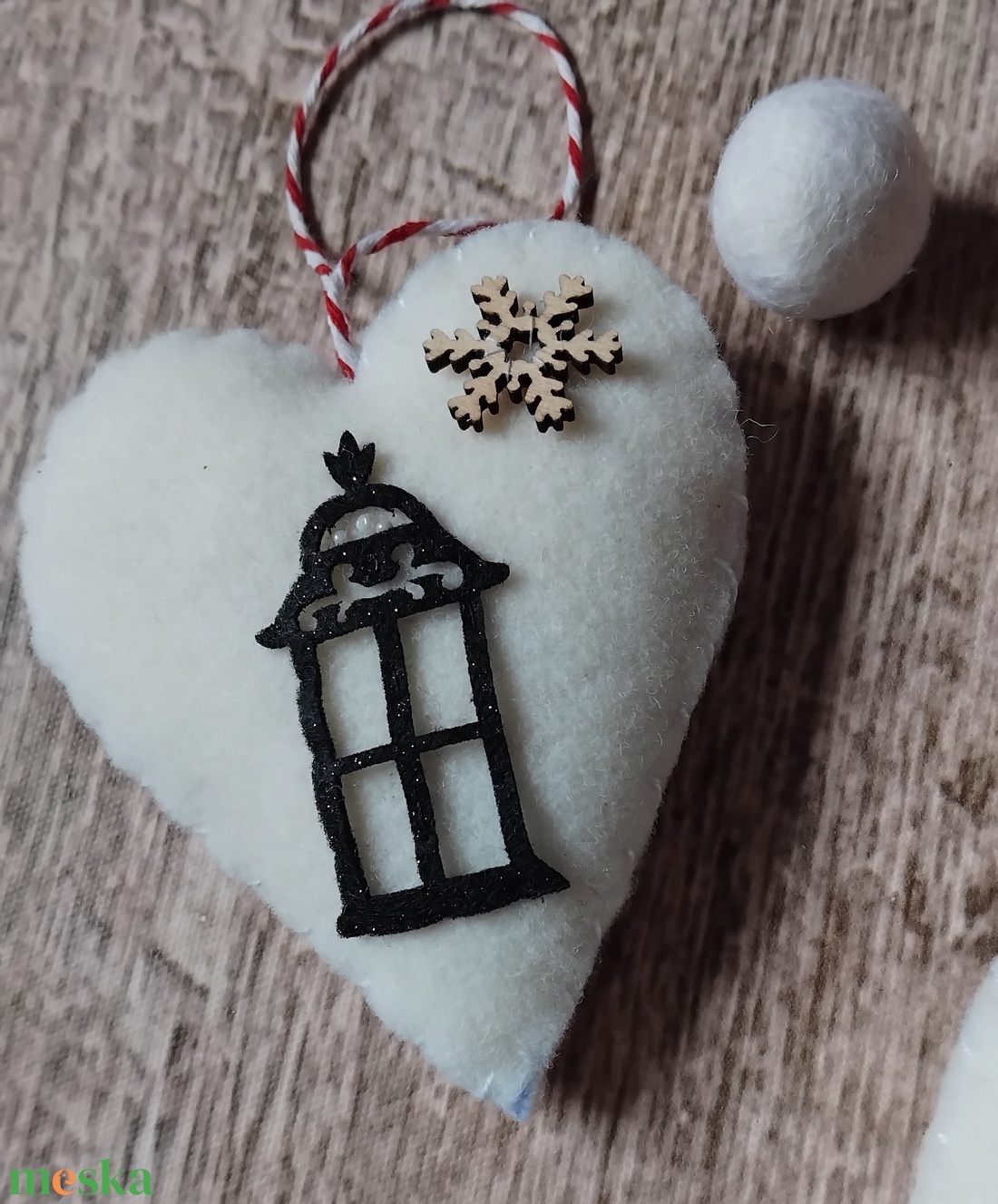 Lámpások karácsonyfadísz szett - karácsony - karácsonyi lakásdekoráció - karácsonyfadíszek - Meska.hu