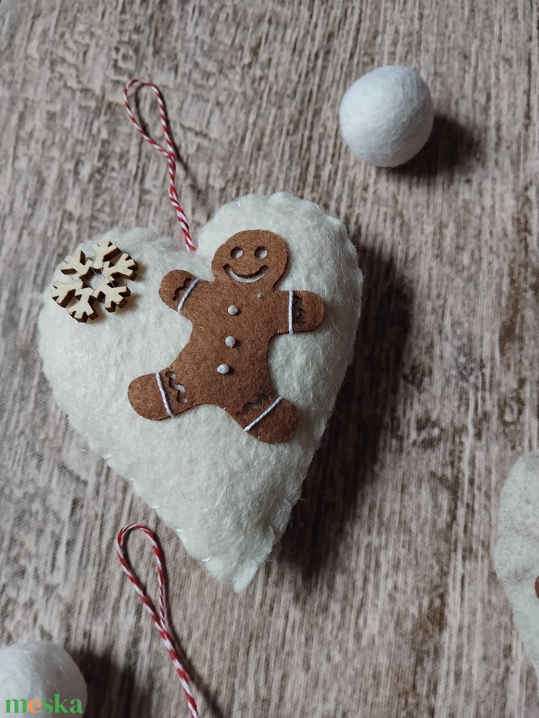 Mézi karácsonyfadísz szett - karácsony - karácsonyi lakásdekoráció - karácsonyfadíszek - Meska.hu
