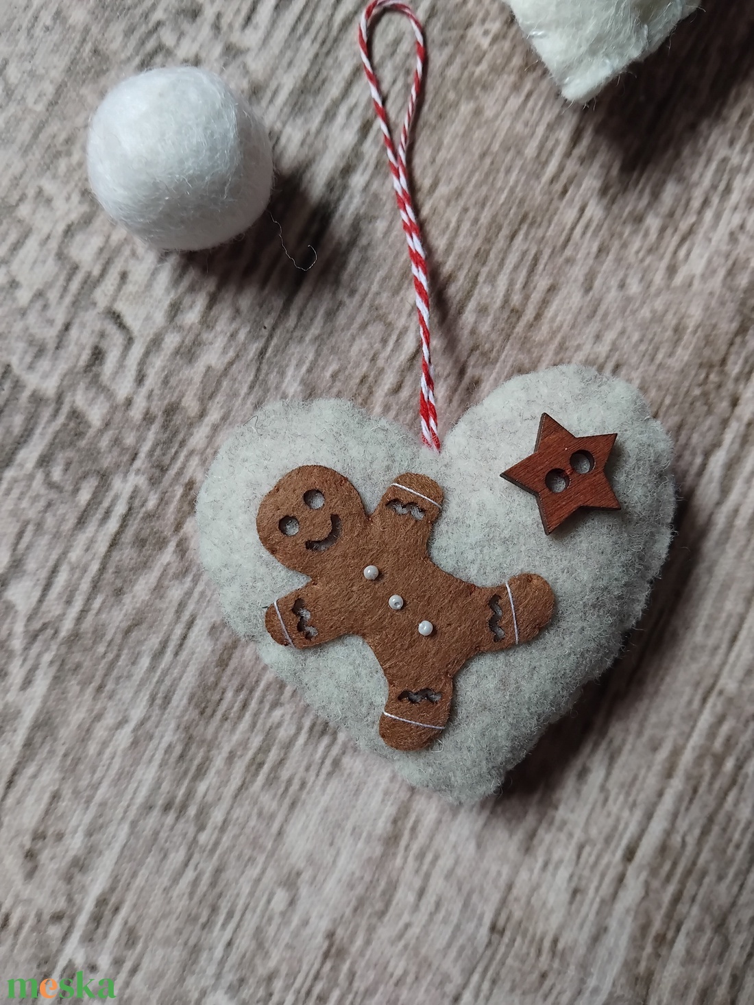 Mézi karácsonyfadísz szett - karácsony - karácsonyi lakásdekoráció - karácsonyfadíszek - Meska.hu