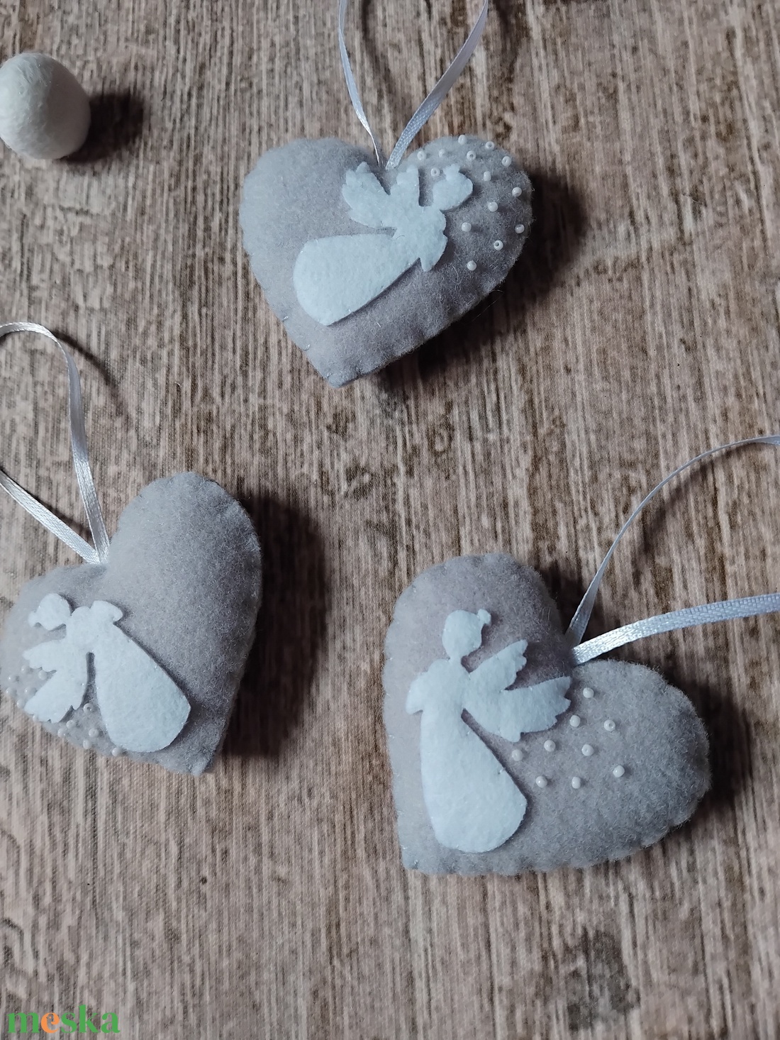 Angyalkás karácsonyfadíszek - karácsony - karácsonyi lakásdekoráció - karácsonyfadíszek - Meska.hu