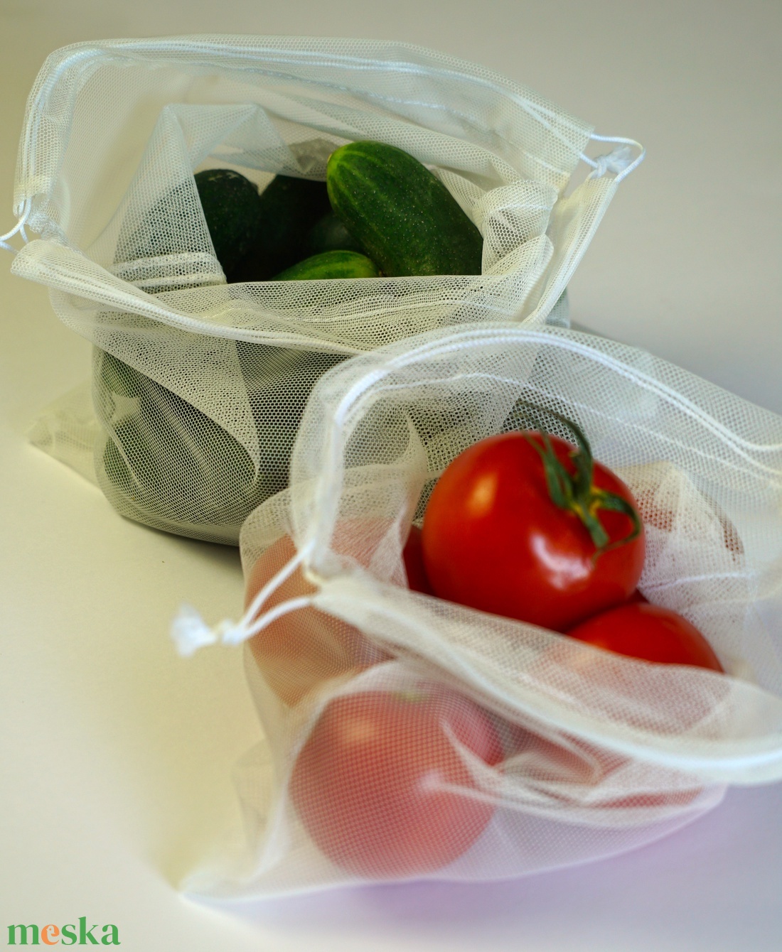 Közepes bevásárló zsák - táska & tok - bevásárlás & shopper táska - zöldség/gyümölcs zsák - Meska.hu