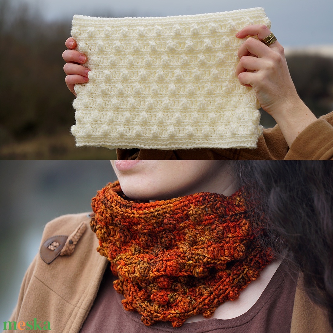 PDF HORGOLÁS MINTA - Tűztövis sál - diy (csináld magad) - szabásminta, útmutató - Meska.hu