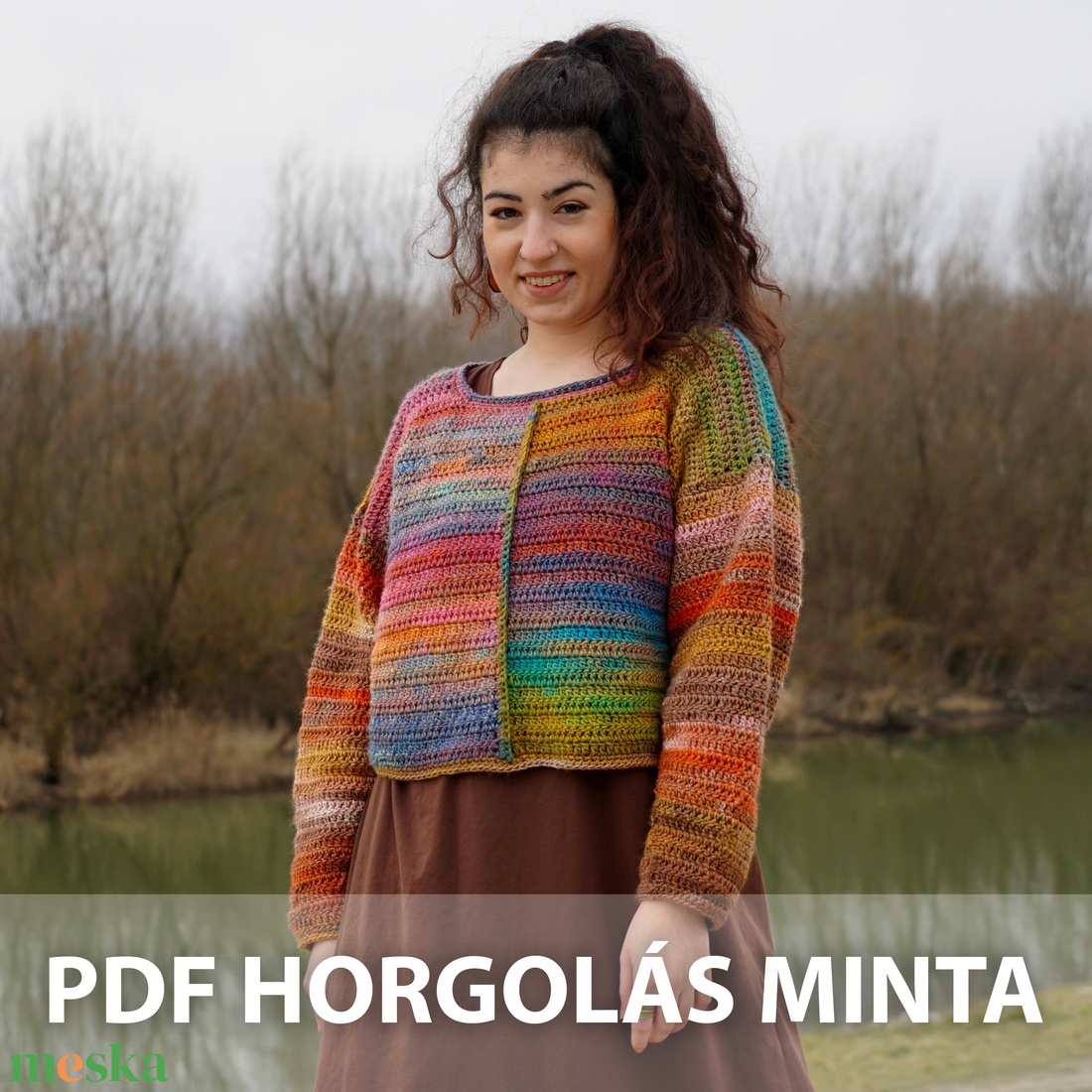 PDF HORGOLÁS MINTA - Tarka pulcsi - diy (csináld magad) - szabásminta, útmutató - Meska.hu