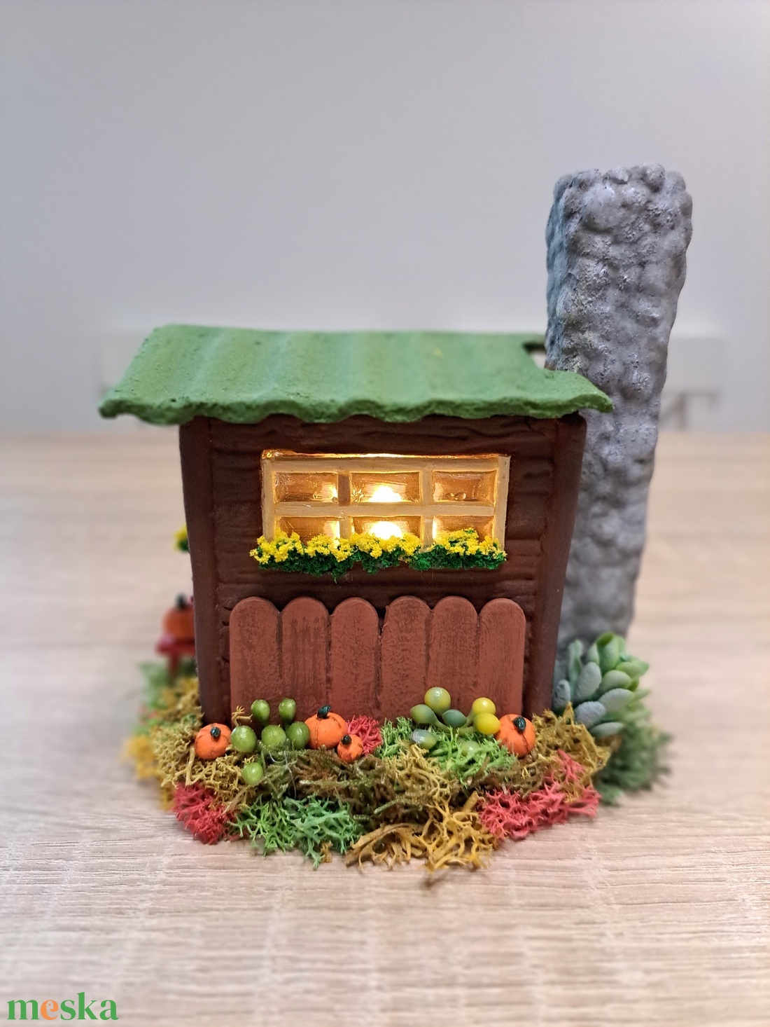 Őszi kunyhó - otthon & életmód - dekoráció - asztal és polc dekoráció - asztaldísz - Meska.hu